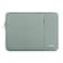 MOSISO Laptop Case 13 inch Laptop Sleeve Compatible with MacBook NeoAirPro 13 inch with A18M5M4M3M2M1 Chip 20262016 Polyester Vertical Computer Sleeve Bag with Pocket Antique Green