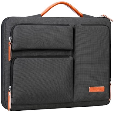 Lacdo 360 Protective Laptop Sleeve Case for MacBook AirPro 13133 inch Notebook 14 inch MacBook Pro M5 ProMax A3426 A3427 2026 M5M4M3M2M1 A3434 A3112 A3401 A3185 A2992 Computer Bag Black