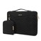 MOSISO 360 Protective Laptop Case 13133 inch Laptop Sleeve Compatible with MacBook NeoAir 136Pro 13Pro 14 HP Dell ASUS Rectangle Quilted Bag with HandlePocketSmall Case Black