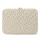 BBIQI Puffy Laptop Sleeve 13 Inch Cute Quilted Laptop Protective Case Padded Floral Computer Sleeve for MacBook ABlue 13 Inch