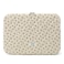 BBIQI Puffy Laptop Sleeve 13 Inch Cute Quilted Laptop Protective Case Padded Floral Computer Sleeve for MacBook ABlue 13 Inch