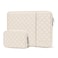 MOSISO Laptop Case 15 inch 15 inch Laptop Sleeve Compatible with MacBook Air M4 M3 M2 2025 2024 2023 Dell XPS Plus Square Quilted Vertical Computer Bag with PocketSmall Case Sand