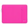 MOSISO Laptop Case 133 inch 13133 inch Laptop Sleeve Compatible with MacBook AirPro 13Pro 14 M5 M4 M3 M2 M1 HP Dell ASUS LenovoPolyester Vertical Computer Sleeve Bag with Pocket Bright Rose