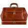 Time Resistance Leather Medical Doctor Bag Vintage Style Medium Satchel Cognac Brown