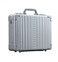 Aleon 15 Aluminum Briefcase for Men Women Durable Hard Case Attache for Business Work Documents RFID Blocking Portable Organizer for Important Items Businessman Suitcase Money HolderPlatinum