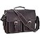 POLARE ORIGINAL Polare 17 Mens Full Grain Leather Laptop Briefcase Business Messenger Bag Satchel Work Bag For Men
