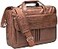 seyfocnia Mens Laptop Bag173 Inch PU Leather Messenger Bag Water Resistant Business Travel Briefcase Work Computer Bag Satchel Bag HusbandBrown