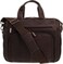 Kenneth Cole Reaction FullGrain Colombian Leather Briefcase Expandable RFID 156 Laptop Computer Business Portfolio Shoulder Bag Brown