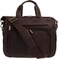 Kenneth Cole Reaction FullGrain Colombian Leather Briefcase Expandable RFID 156 Laptop Computer Business Portfolio Shoulder Bag Brown