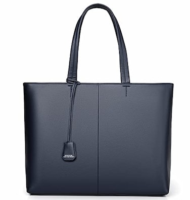 FSD.WG FSDWG Mens Tote BagBusiness Bag Leather BriefcaseElegant LeatherPULarge CapacityBlack