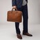 Fossil Mens Asher Leather Brief Bag Medium Brown Model MBG9614210