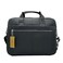Hebetag Leather Business Briefcase Messenger Bag Handbag for Men Travel Work Office 14 Inch Computer Crossbody Shoulder Pack Pouch Black