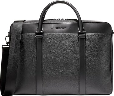 Cole Haan Mens Triboro Briefcase Black