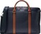 Cole Haan Mens Triboro Briefcase Navy BlazerNew British Tan
