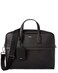BOSS Zair Bonded Leather Brief Case Catfish Black One Size