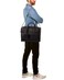 BOSS Zair Bonded Leather Brief Case Catfish Black One Size
