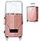 Esholife Luggage Covers for Suitcase Tsa Approved Clear PVC Waterproof Suitcase Covers Luggage Protectors 2628Inch 2598H x 2007L x 1240W