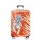 ANNA QUEEN Funny White Tiger Luggage Cover Suitcase Protector with Bold Jungle Animal Print Stretchable Washable Travel Cover for 2022 Inch Luggage