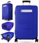 Slohif Luggage Cover for Suitcase Tsa Approved Protector Luggage Sleeve Suit Case Cover Travel Stretch Large Baggage Case Protective Washable Fit 2427 Inch Blue