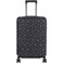 HYPER VENTURE Washable Luggage Cover Fashion Suitcase Protector Fits 2730 Inch Luggage Black Maze L