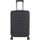 HYPER VENTURE Washable Luggage Cover Fashion Suitcase Protector Fits 2730 Inch Luggage Black Maze L
