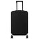 HYPER VENTURE Washable Luggage Cover Fashion Suitcase Protector Fits 2326 Inch Luggage Black M