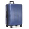 U.S. Traveler US Traveler Boren Expandable Hardside Rugged Travel Luggage with 8 Spinner Wheels Navy CheckedLarge 30Inch