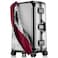 Linpr Transparent PVC Suitcase Cover No Disassembly Required Clear Luggage Cover Waterproof Travel Wrap Luggage Protectors 20 Red
