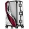 Linpr Transparent PVC Suitcase Cover No Disassembly Required Clear Luggage Cover Waterproof Travel Wrap Luggage Protectors 30 Red