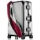 Linpr Transparent PVC Suitcase Cover No Disassembly Required Clear Luggage Cover Waterproof Travel Wrap Luggage Protectors 30 Red