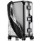 Linpr Transparent PVC Suitcase Cover No Disassembly Required Clear Luggage Cover Waterproof Travel Wrap Luggage Protectors 24 Black