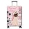 PtRug Travel Luggage Cover Suitcase Protector Fits 1832 Inch Wheel Covers PatternedTravel Related Items Flower Luggage Protector Elastic L