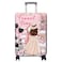 PtRug Travel Luggage Cover Suitcase Protector Fits 1832 Inch Wheel Covers PatternedTravel Related Items Flower Luggage Protector Elastic L