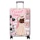 PtRug Travel Luggage Cover Suitcase Protector Fits 1832 Inch Wheel Covers PatternedTravel Related Items Flower Luggage Protector Elastic L