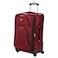 SwissGear Sion Softside Expandable Luggage CarryOn Suitcase with 360 Degree Wheels Retractable Handle 21 Inch Perfect for 13 Night Trips Burgundy