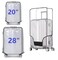 FABULWAY 2PCS Clear PVC Suitcase Covers Protectors Transparent Luggage Cover Waterproof Wheeled Suitcase Dust Cover Dustproof Travel Luggage Sleeve Protector 2028