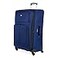 SWISSGEAR Sion Softside Expandable Spinner Luggage Durable Lightweight Travel Suitcase Blue CheckedLarge