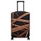 Explore Land Travel Luggage Cover Suitcase Protector Fits 2326 Inch Case Gold Fragile M