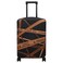 Explore Land Travel Luggage Cover Suitcase Protector Fits 2326 Inch Case Gold Fragile M