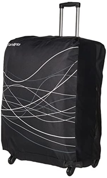 Samsonite Printed Luggage Cover Black Large