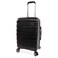 ORIGINAL PENGUIN Crimson 21 Hardside Carryon Spinner Luggage Telescoping Handles Black One Size
