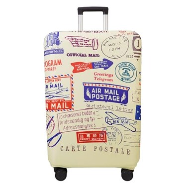 WUJIAONIAO Travel Luggage Cover Baggage Suitcase Cover Protector Skins 1832 Inch Stamp pattern A13 S for 1820 inch luggage