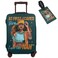 Hepmant Travel Suitcase Protector African American Woman Elastic Protective Washable Luggage Cover With Concealed Zipper Suitable For 1832 InchS for 1821 inch luggage