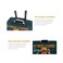 Hepmant Travel Suitcase Protector African American Woman Elastic Protective Washable Luggage Cover With Concealed Zipper Suitable For 1832 InchS for 1821 inch luggage