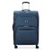 DELSEY PARIS Sky Max 20 Softside Expandable Luggage with Spinner Wheels Blue CheckedLarge 28 Inch