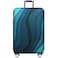 MosaiRudo Thicker Luggage Cover Elastic Suitcase Cover Protector Fits 1832 Inch Suitcase Travel Accessories Green Ripple L