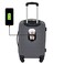 Wrangler Smart Spinner Hardside Luggage 22Inch CarryOn Quiet Shade