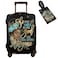 Hepmant Travel Suitcase Protector African American Woman Elastic Protective Washable Luggage Cover With Concealed Zipper Suitable M for 2224 inch luggage
