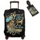 Hepmant Travel Suitcase Protector African American Woman Elastic Protective Washable Luggage Cover With Concealed Zipper Suitable S for 1821 inch luggage