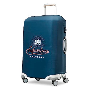 Samsonite Printed Luggage Cover Adventure Begins Extra Large